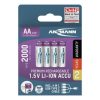 Ansmann Li-Ion batteries AA type 2000 (min. 1800 mAh) 4pcs. paper blister