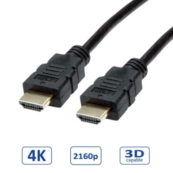 Roline HDMI kabel sa mrežom, HDMI M - HDMI M, TPE, fleksibilan, 10m
