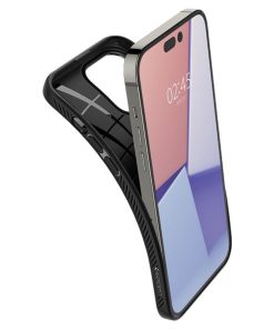 Spigen Liquid Air, zaštitna maska za telefon, mat crna - iPhone 14 Pro