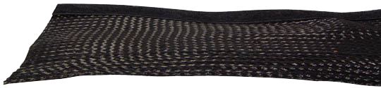 Transmedia Nylon Cable Sleeve with Velcro, Black