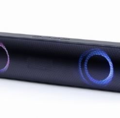 Gembird Bluetooth soundbar with LED light effect, black