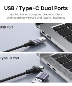 UGREEN adapter USB-C/A na HDMI Video capture card