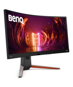 BenQ 34" EX3410R WQHD (3440×1440) VA 21:9 zakrivljeni 1000R, HDRi, 144Hz, 1ms, 400 cd/m2, 3000:1, 2×HDMI, DP, 2×USB-A 3.0, USB-B, PIP/PBP, zvučnici+woofer, HAS, crni