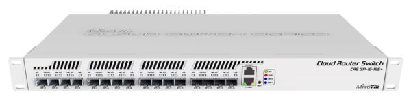 MikroTik Cloud Router Switch 16x 10Gb SFP 1 GbE RJ45 port ROS LVL 6