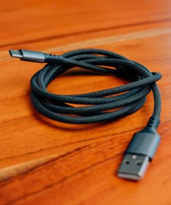 Verbatim Sync & Charge kabel USB-A na USB-C, M/M, 18W QC3.0, crni, 1.2m