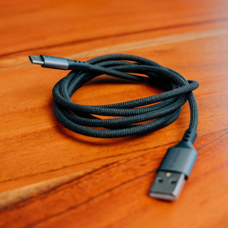 Verbatim Sync & Charge kabel USB-A na USB-C, M/M, 18W QC3.0, crni, 1.2m