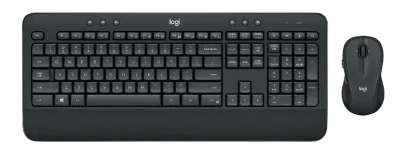 Logitech MK545 bežična tipkovnica i miš, crna