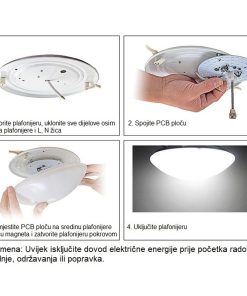EcoVision LED modul 10W, 220V AC, 810lm, 3000K, fi 110mm