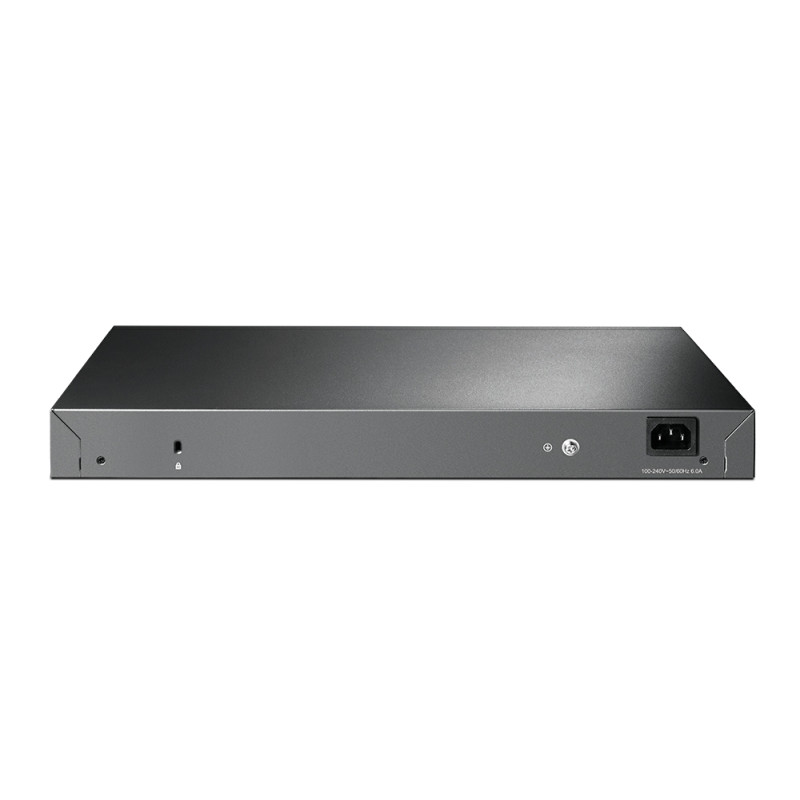 TP-Link Omada JetStream 48-port Gigabit L2 Smart PoE+ preklopnik, 48×10/100/1000 RJ45 ports, 4×SFP Gigabit, 1×RJ45 console port, 1×microUSB, 1U 19" rack-mount (385W)