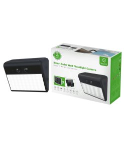 WOOX Smart solarna Wi-Fi sigurnosna kamera 2K s LED reflektorom i detekcijom pokreta, 2K (2304x1296), 3MP, IP67 (