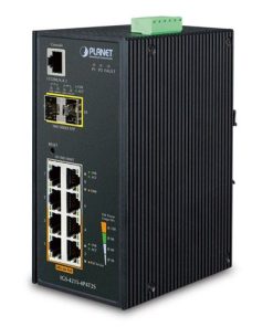 Planet Industrial 4-Port 10 100 1000T 802.3at PoE 4-Port 10 100 1000T 2-Port 100 1000X SFP Managed Switch