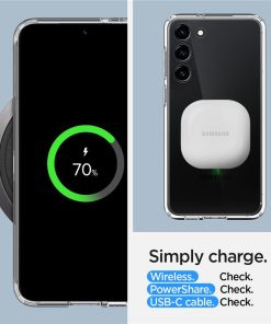 Spigen Ultra Hybrid, zaštitna maska za telefon, prozirna - Samsung Galaxy S23