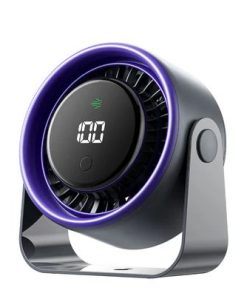 Vention Desktop Air Circulation Fan Gray Smart Digital Display
