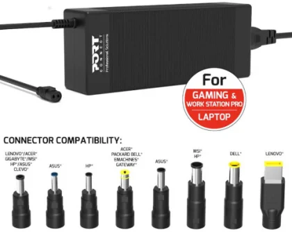 Port punjač 250W za gaming prijenosnike i RS