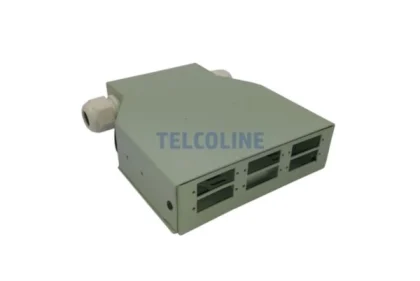 NFO Patch Panel DIN Rail, 6x SC Duplex