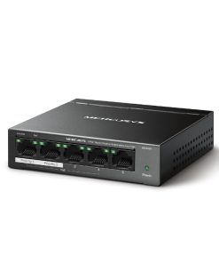 Mercusys 5-Port Gigabit Desktop preklopnik (Switch) 4× Gigabit PoE+, 1× Gigabit Non-Po, Plug & Play, metalno kučište