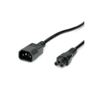 Roline VALUE naponski kabel, IEC320 C14-C5, M/F, 1.8m, crni