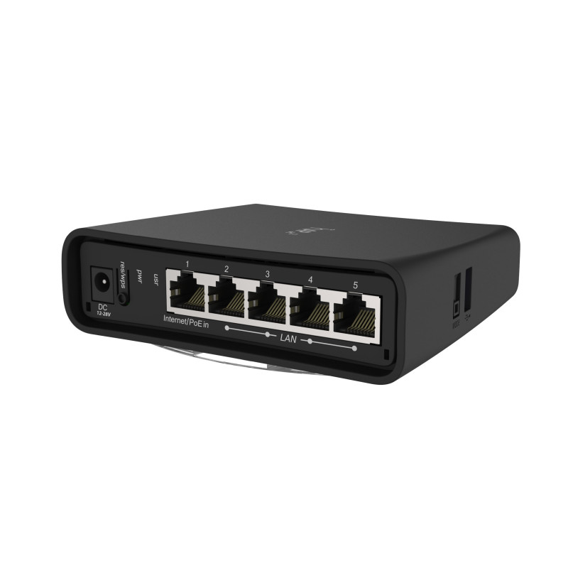 Mikrotik RBD52G-5HacD2HnD-TC, hAP ac2, 716MHz CPU, 128MB RAM, 5×G-LAN, 2.4Ghz/5GHz 802.11b/g/n/an/ac Dual Chain, integrirana antena, USB, RouterOS L4, unutarnje kućište, PSU