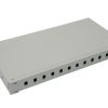 NFO Patch Panel 1U 19" - 12x SC Simplex LC Duplex, Closed, 1 tray