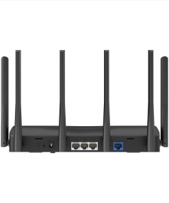 Mercusys BE3600 bežični usmjerivač (Duali-Band Wi-Fi 7 Router) 688Mbps/5760Mbps (2.4GHz/5GHz), 802.11be/ax/ac/a/b/g/n, 3×G-LAN, 1×G-WAN, 6x fiksne omni-direkcione antene