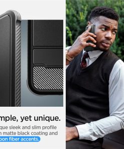 Spigen Rugged Armor, zaštitna maska za telefon, crna - Samsung Galaxy S23+