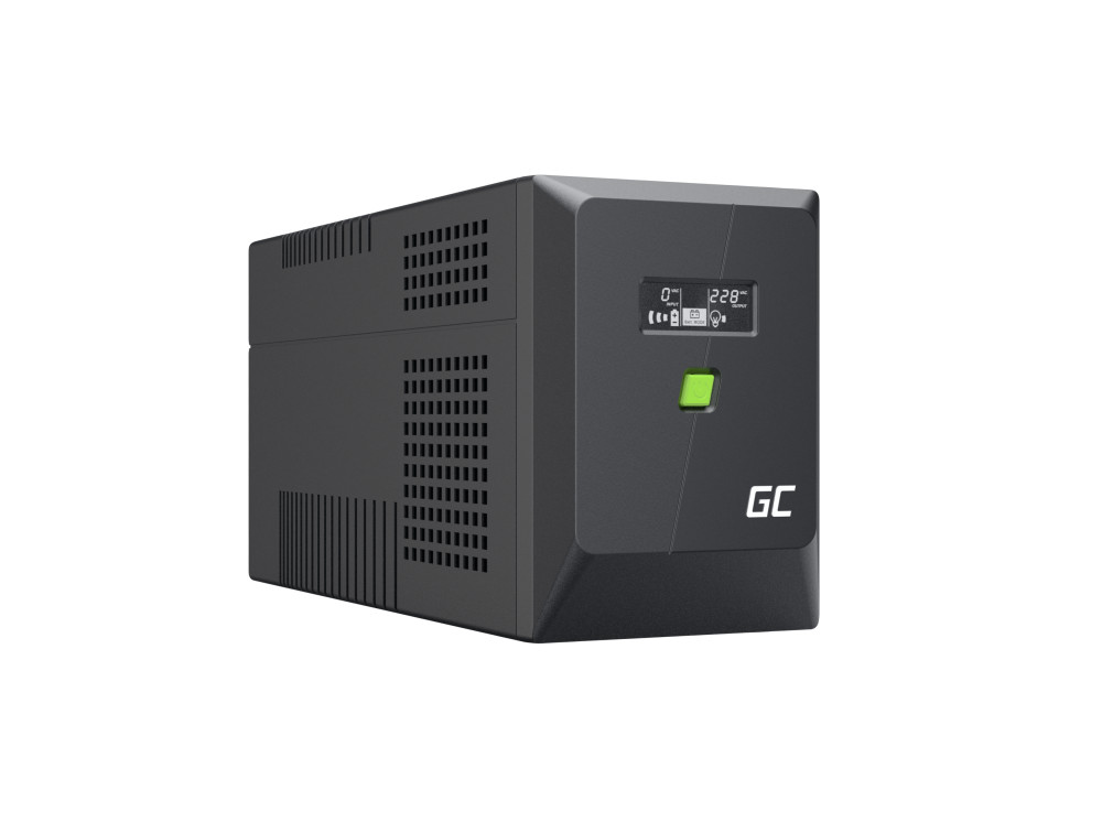 Green Cell UPS (UPSLM900) 1500VA/900W, Modified sine wave, Line Interactive AVR, LCD