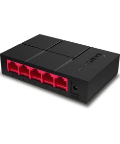 Mercusys 5-port Gigabit mini Desktop preklopnik (Switch), 5×10/100/1000M RJ45 ports, plastično kućište