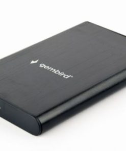 Gembird USB 3.1 2.5'' enclosure with USB Type-C port, brushed aluminum, black
