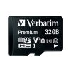 Verbatim memorijska kartica Premium Micro SDHC 32GB Class 10 + adapter
