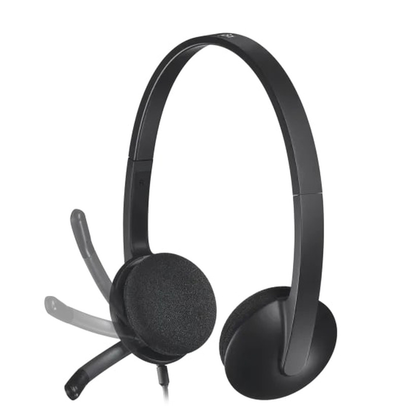 Logitech H340 stereo slušalice sa mikrofonom, USB (981-000475)