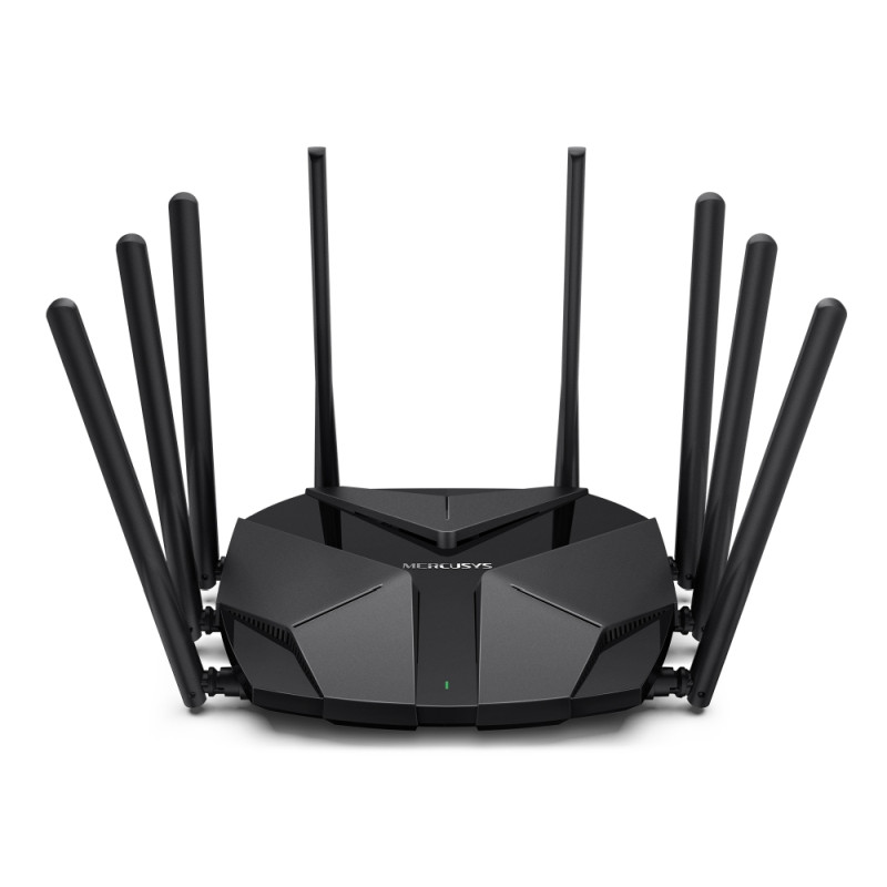 Mercusys MR90X AX600 bežični usmjerivač (Dual-Band WiFi 6 Router) 1148Mbps/4804Mbps (2.4GHz/5GHz),802.11ax/ac/a/b/g/n, 2×G-LAN, 1×G-WAN, 1× 2.5 Gbps WAN/LAN, 8x dBi fiksne omni-direkcione antene