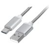 Transmedia USB type C plug - USB type A plug 1m MAGNETIC