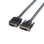 Roline DVI kabel, DVI-A (12+5) - HD15, M/M, 2.0m, crni