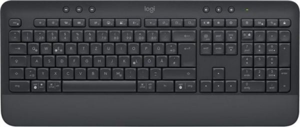 Logitech Signature K650 Wireless Keyboard with Palm-rest, DE