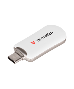 Verbatim Plectra USB-C Flash Drive 128GB, USB 3.2 Gen1, do 100MB/s, bijeli