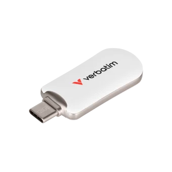 Verbatim Plectra USB-C Flash Drive 128GB, USB 3.2 Gen1, do 100MB/s, bijeli