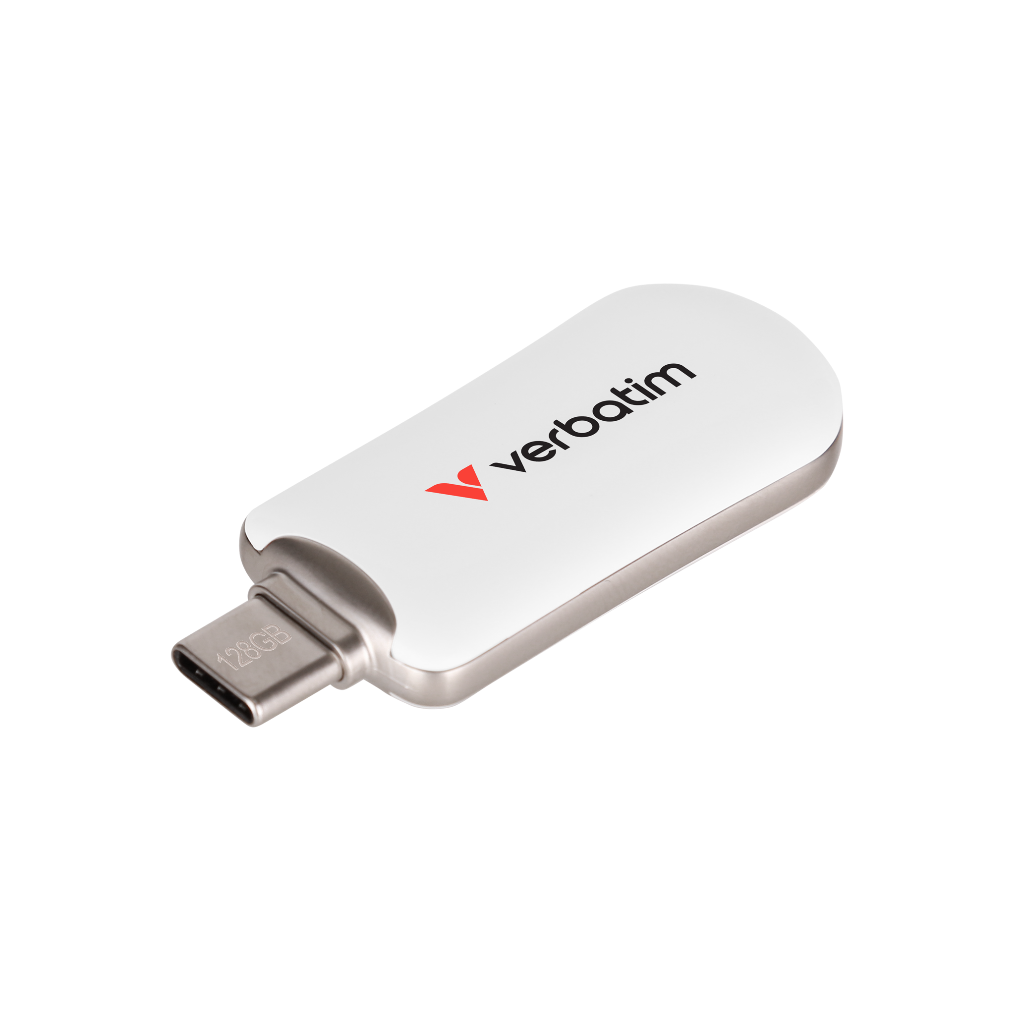Verbatim Plectra USB-C Flash Drive 128GB, USB 3.2 Gen1, do 100MB/s, bijeli