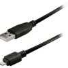 Transmedia USB typeA plug-Micro USB typeB 0,2m