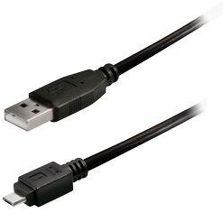 Transmedia USB typeA plug-Micro USB typeB 0,2m