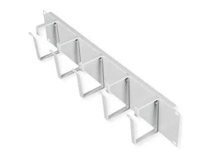 Roline 19" 2U organizator kablova, 5 nosača, sivi