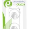 Gembird Button cell CR2025, 2-pack