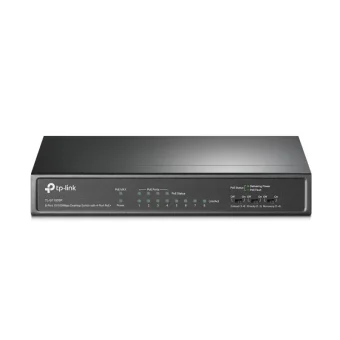 TP-Link 8-port Desktop preklopnik (Switch), 8×10/100M RJ45 ports + 4 PoE ports, metalno kućište (57W)