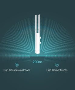 TP-Link Omada bežična pristupna točka zidna/stropna vanjska (AP) 300Mbps (2.4GHz), LAN, 802.11b/g/n, podrška za Pasive PoE, 5dBi vanjska Omni antena, IP65