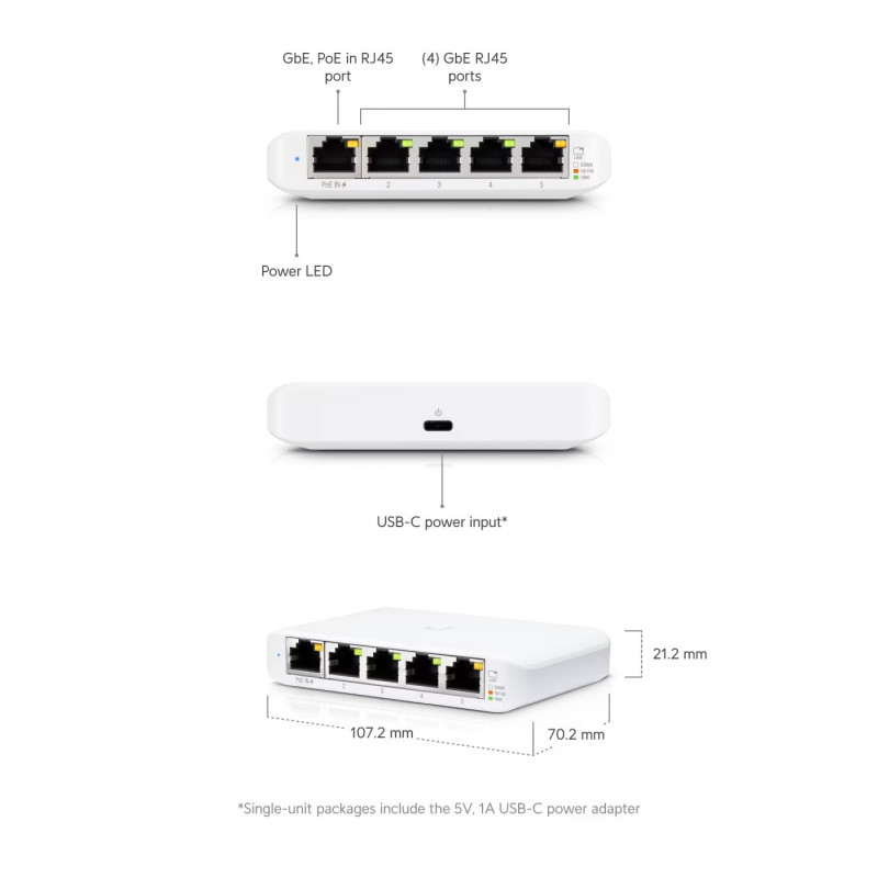 Ubiquiti UniFi Switch USW-Flex-Mini