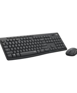 Logitech MK295 Silent bežična tipkovnica+miš, USB, tamnosiva (920-009809)