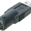 Transmedia USB A plug to 6-pin Hosiden jack