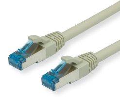Roline VALUE S/FTP mrežni kabel Cat.6a, LSOH (Class EA), 0.3m, sivi