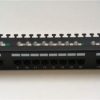 Masterlan patch panel 19", 24xRJ45, Cat5e, 1U, with tie bar, black