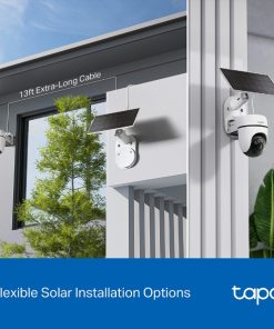 TP-Link Tapo C610 kamera + Tapo A201 Solar panel 2K 3MP, H.264, Color Night Vision, microSD, 2×Spotlights, dvosmjerni audio, detekcija pokreta, vodootporna IP65, Wi-Fi, Tapo app