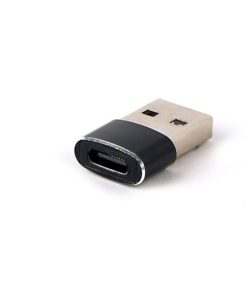 Gembird USB AM to Type-C female adapter, black